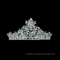 Atacado estilo indiano casamento coroa princesa strass nupcial balé tiara com cristal